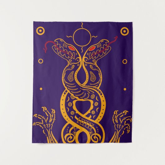 Twins Wandteppich (Vorderseite)