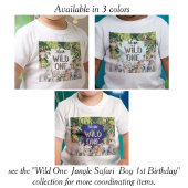 Twins Wild Ones, Jungle Safari Niedlicher Tiere, 1 Baby T-shirt