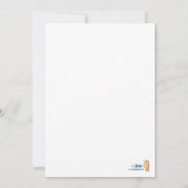 TWINS Woodland Forest 12x18 Baby Dusche Einladung (Rückseite)