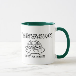 TWINVASION "sie sind hier! " Tasse