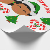 Twinzies Afro Kids Twin Geschenkpapier (Ecke)