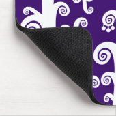 Twirke Stalks - Tief Lila Mousepad (Ecke)