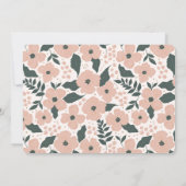 Twirl & Dance Ballerina Foto 1. Geburtstag Einladung (Rückseite)