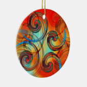 Twirl Keramikornament (Rechts)