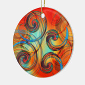Twirl Keramikornament (Links)