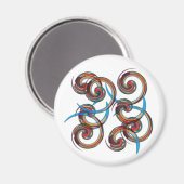 Twirl Magnet (Vorderseite/Rückseite)