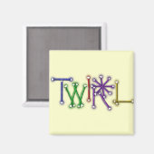 Twirl Magnet (Vorderseite/Rückseite)
