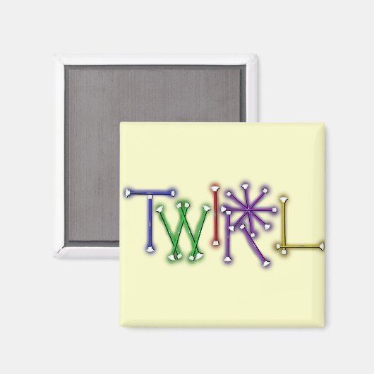 Twirl Magnet (Vorderseite/Rückseite)