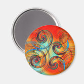 Twirl Magnet (Vorderseite/Rückseite)