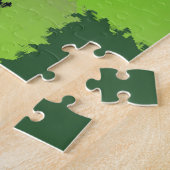 Twirl Me Green Pattern Puzzle (Seite)