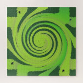 Twirl Me Green Pattern Puzzle (Horizontal)
