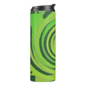 Twirl Me Green Pattern Thermosbecher (Nach links gedreht)