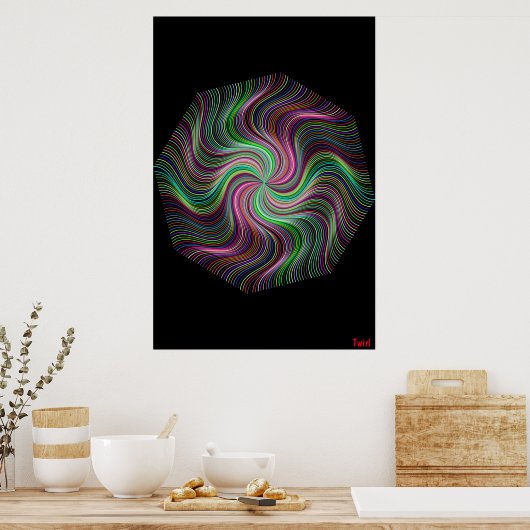 Twirl Poster (Küche)