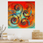 Twirl Poster (Küche)