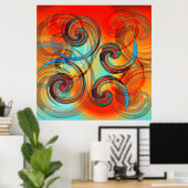 Twirl Poster (Heimbüro)