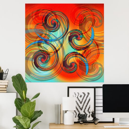 Twirl Poster (Heimbüro)