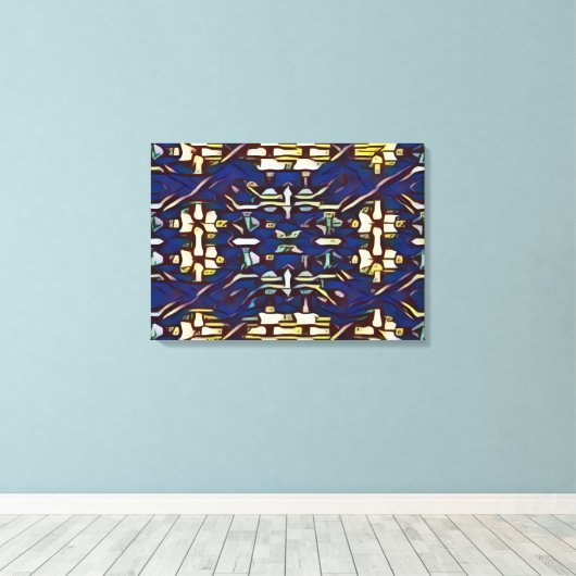 Twirl und Holz Leinwanddruck (Insitu (Holzboden))