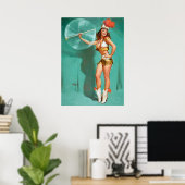 Twirler Pin-up Poster (Heimbüro)