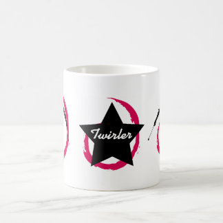 TWIRLER-STRUDEL PINK/BLACK KAFFEETASSE
