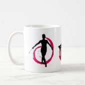 TWIRLER-STRUDEL PINK/BLACK KAFFEETASSE (Links)