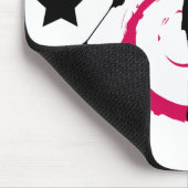 TWIRLER-STRUDEL PINK/BLACK MOUSEPAD (Ecke)
