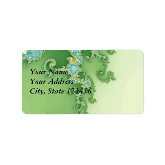 Twirligig - Fraktal Adressaufkleber (Vorne)