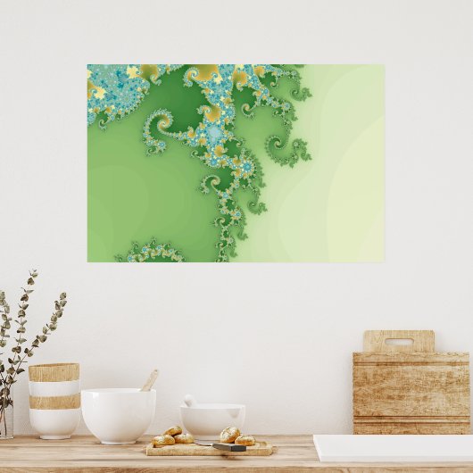 Twirligig - Fraktal Poster (Küche)