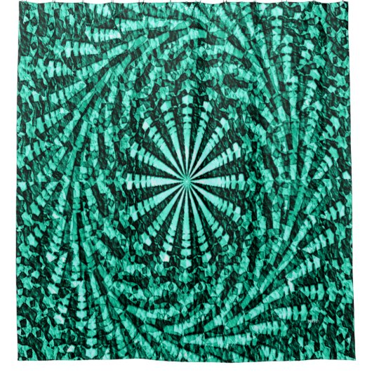 Twirlin' grün.... duschvorhang (Vorderseite)