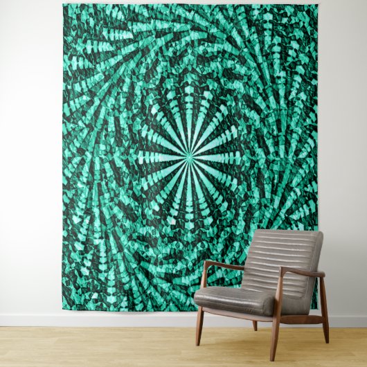 Twirlin' grün.... wandteppich (Beispiel)