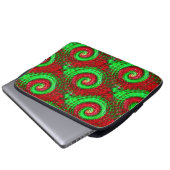 Twirlin Weihnachten ..... Laptopschutzhülle (Vorne Knopf)