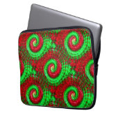 Twirlin Weihnachten ..... Laptopschutzhülle (Vorderseite Links)