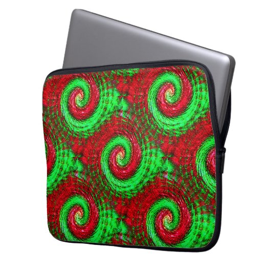 Twirlin Weihnachten ..... Laptopschutzhülle (Vorderseite Links)