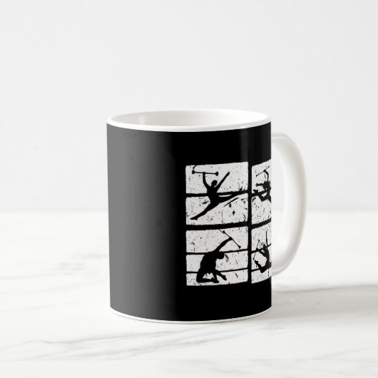 Twirling Batons Dance Twirler Kaffeetasse (VorderseiteRechts)