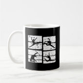 Twirling Batons Dance Twirler Kaffeetasse (Links)