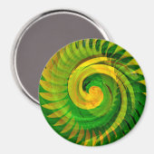 Twirling Bloom.... Magnet (Vorderseite/Rückseite)