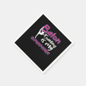 Twirling Spinning Gymnastics Gymnasts Baton Twirli Serviette (Ecke)