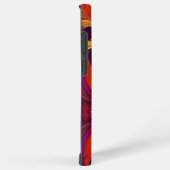 Twirling von Fiery Red Hydrangea Persimmon Samsung Galaxy Hülle (Rechte Seite)