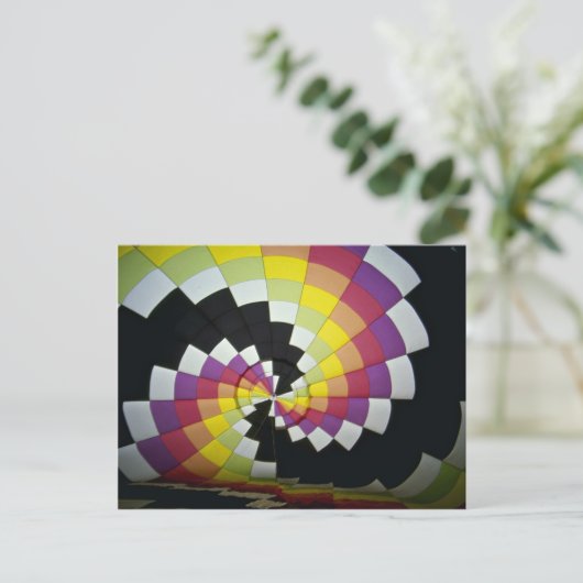 Twirls Postkarte (Stehend Vorderseite)