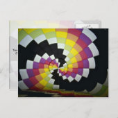 Twirls Postkarte (Vorne/Hinten)