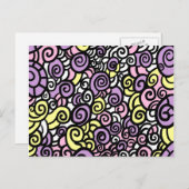 Twirls Postkarte (Vorne/Hinten)