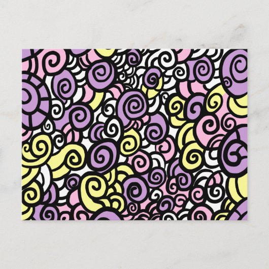 Twirls Postkarte (Vorderseite)