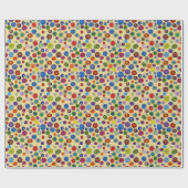 Twirly Party-Punkte Geschenkpapier (Flach)