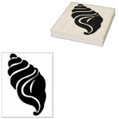 Twirly Seashell Rubber Art Briefmarke Gummistempel (Stempel)
