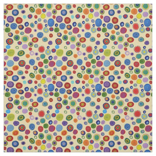 Twirr Party Dots Multicolor Stoff (Muster)