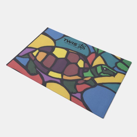 TWIS #blairsanimalcorner Box Turtle Doormat Fußmatte (Schrägansicht)