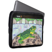 TWIS Goliath Frosch-Laptop-Hülse Laptopschutzhülle (Vorne Rechts)
