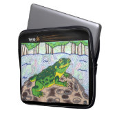 TWIS Goliath Frosch-Laptop-Hülse Laptopschutzhülle (Vorderseite Links)