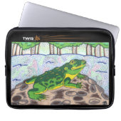 TWIS Goliath Frosch-Laptop-Hülse Laptopschutzhülle (Vorderseite)