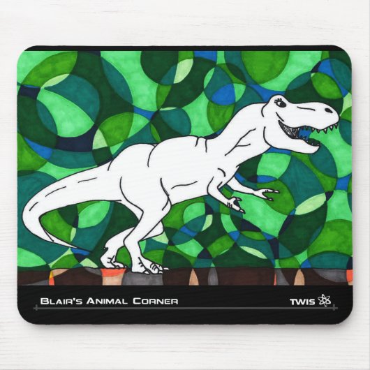 TWIS Mousepad: Blairs Tierecke T Rex Mousepad (Vorne)