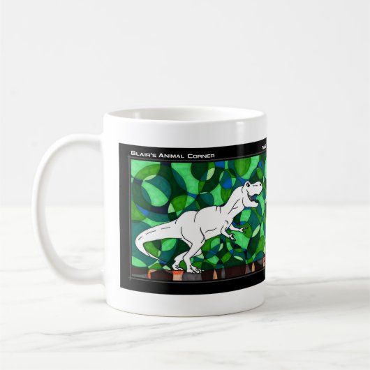 TWIS Tasse: Blairs Tierecke T Rex Kaffeetasse (Links)